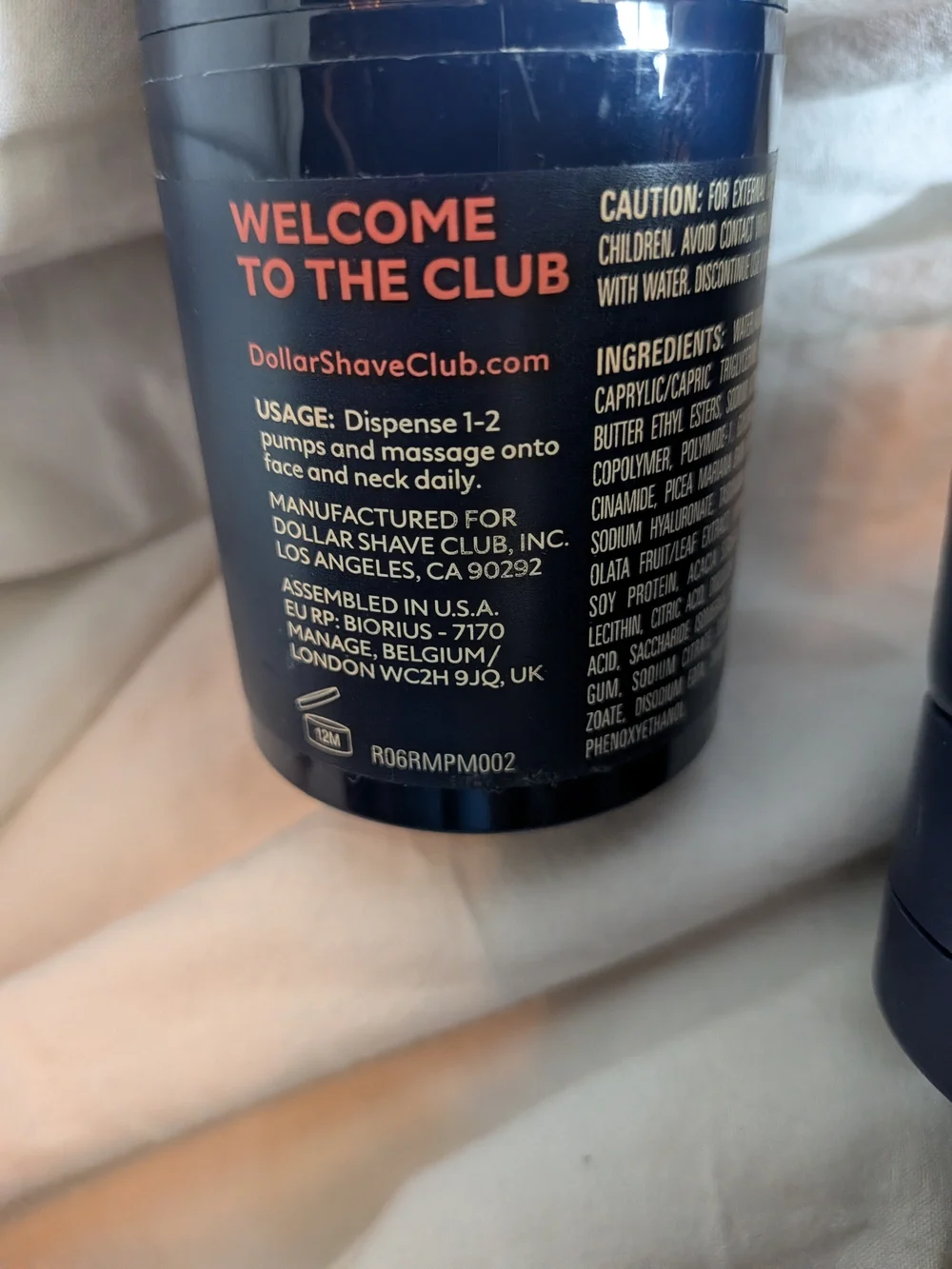 Dollar Shave Club Men’s Shave Butter & Prep Scrub Set — Navy